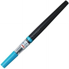 Pentel Art Brush XGFL-110 Sky Blue Brush Pen 3 Pens