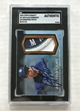 2018 Topps Dynasty Alex Rodriguez Autographed Patch Blue 4/5 SGC Seattle