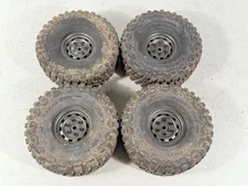 4x CRACKING Pro-Line BFGoodrich Mud-Terrain T/A KM3 1.9 Tires w/ Beadlocks Axial