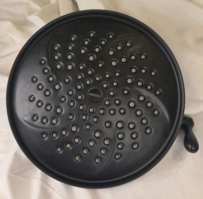 Moen S1311EPBL Isabel Eco-Performance Two-Function Showerhead Matte Black 9in