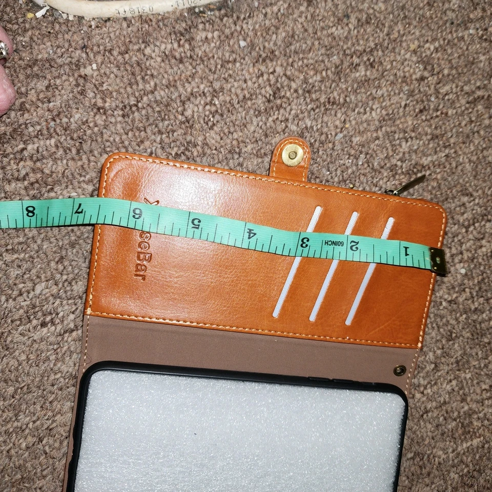 Funda Pro Cuero Iphone Xs O X Abatible Billetera Estuche Soporte Foto 4 de 4