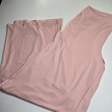 Fashion Nova Knit Wide Leg Comfort Pink Pants NWT Size XL. A13