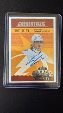 2024-25 Upper Deck Credentials Debut Ticket Access Retro AUTO Conor Geekie