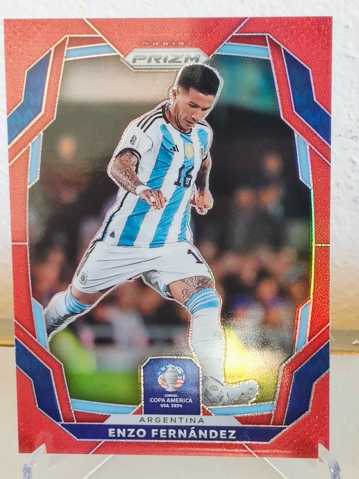 2024 Panini Prizm COPA Enzo Fernandez Red Prizm /199
