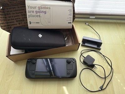 Valve Steam Deck LCD 1TB SSD Handheld Zubehörpaket mit OVP Top Zustand