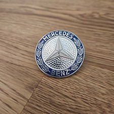 Mercedes Benz Vintage 72-80 Circular Metal Hood Emblem W116