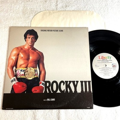 ''Rocky III'' 1982 Soundtrack LP, Nice VG++!, w/ 'Eye of The Tiger'. Columbia Club