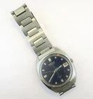 Vintage Seiko 7005-7052 Stainless Steel 17-Jewel Automatic Watch 35mm Blue Dial