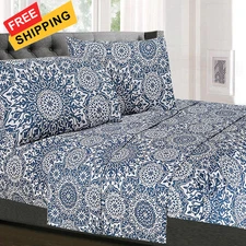 Sweet Home Collection Bed Linen Set - Full Size Sheet Sets, 1800 Full, Oasis 