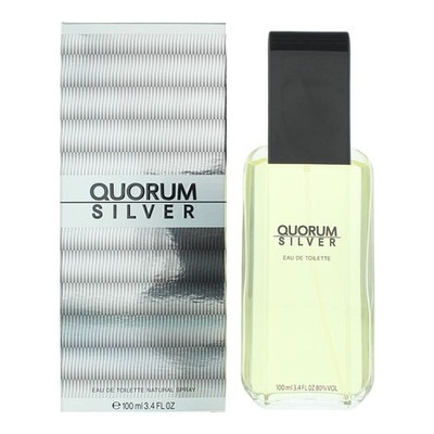 Puig Quorum Silver Eau de Toilette 100ml For Men