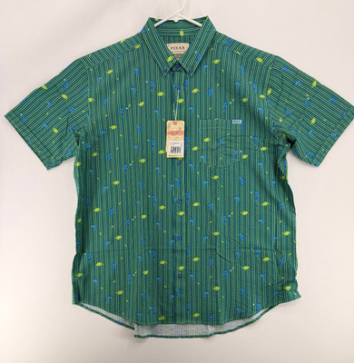 RSVLTS Disney Pixar A Bug's Life It's an Ant Thing Mens 2XL Seersucker Shirt NWT