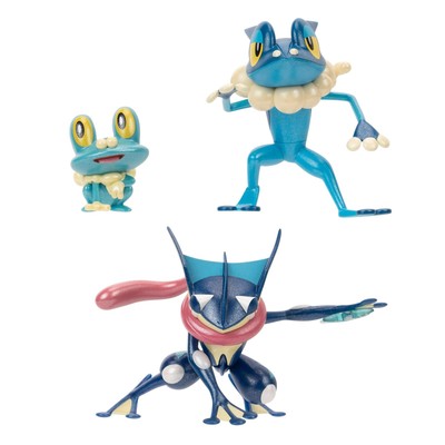 Pokémon Select Evolution Pack - Features 2-Inch Froakie, 3-Inch Frogadier and 4.