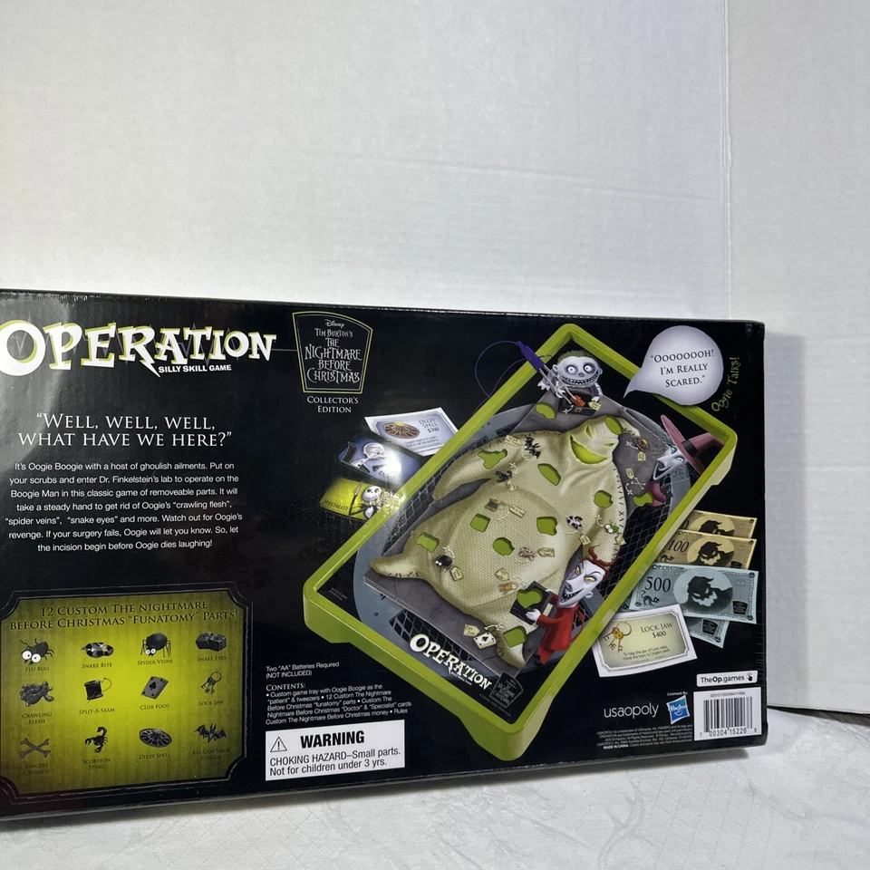 USAopoly Operation: Disney Tim Burton’s The Nightmare Before Christmas Board Gam Foto 2 de 2
