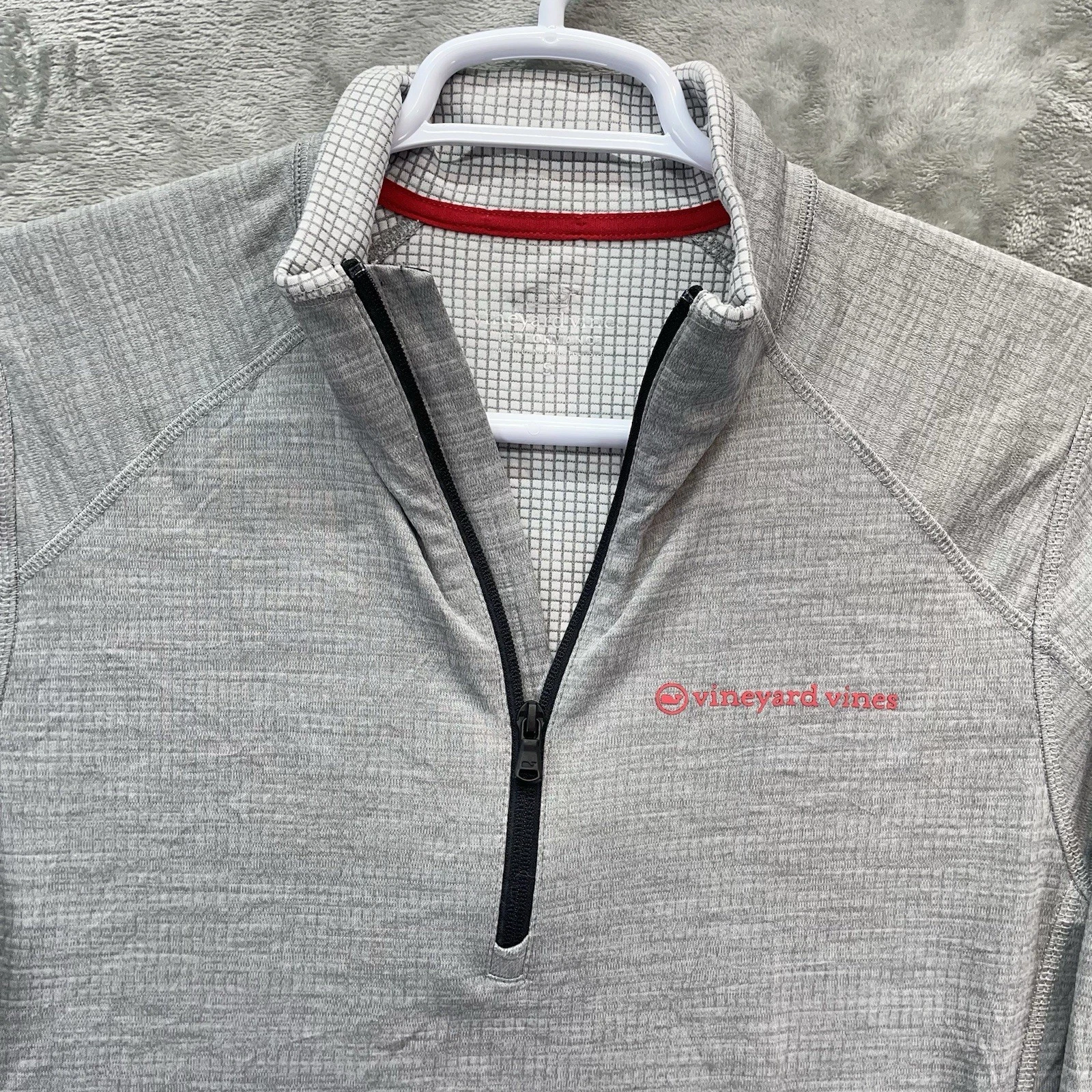 Vineyard Vines sweater Men Small sankaty 1/2 zip Performance pullover golf flex