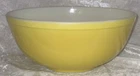Vintage Pyrex Primary Yellow Mixing Nesting Bowl Large #404 4QT