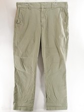 SKU Save Khaki United Men's 36x30 Green Chino Pants Straight Leg Made in USA