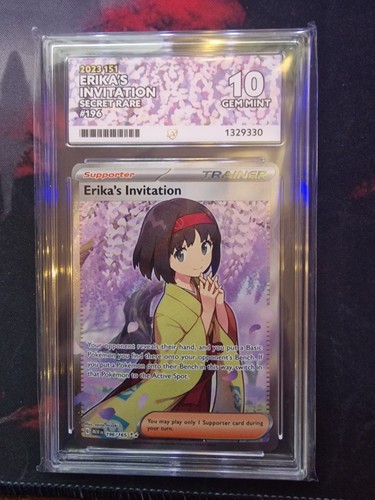 Erika's Invitation graded ACE 10 for sale on eBay