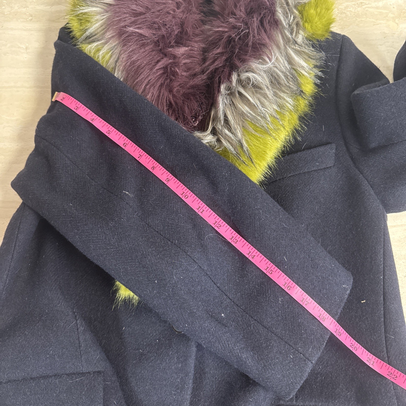 Dries Van Notes Wool Jacket MultiColor Women’s Sm… - image 5