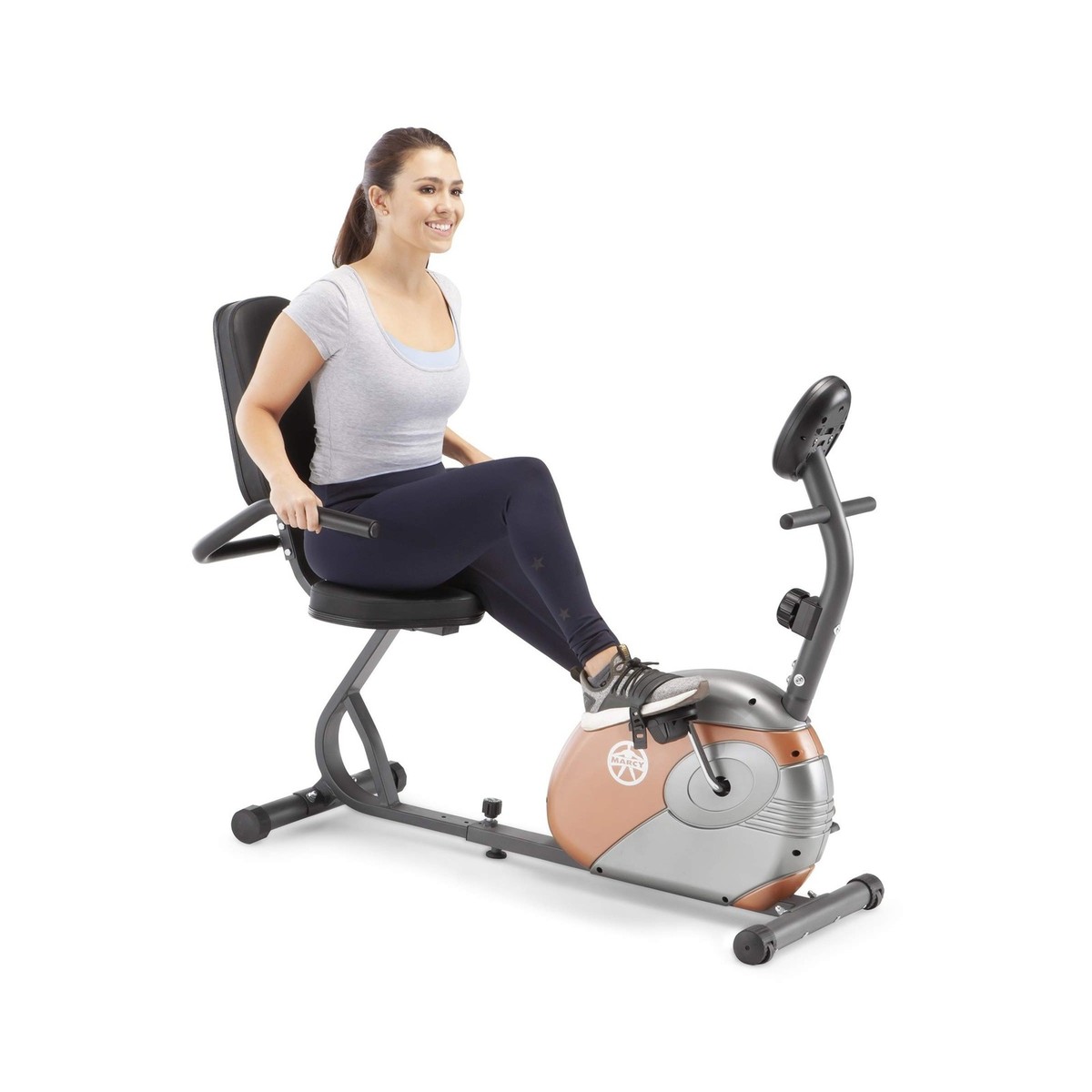 Marcy ME709 Adjustable Recumbent Exercise Bike for sale online