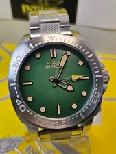Invicta Speedway Men's Watch 46mm Steel w/ Green Dial Stunning!  New