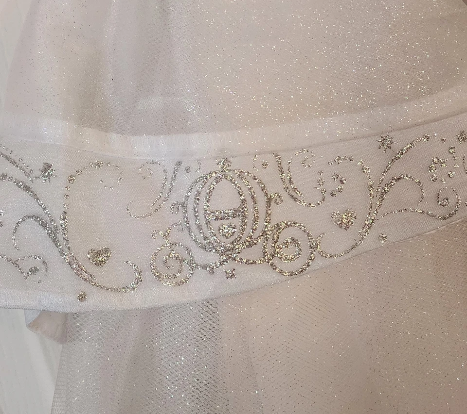 Disney Store Cinderella Wedding Gown Dress Size XXS 2/3 Dress-up Princess - Image 4 of 4