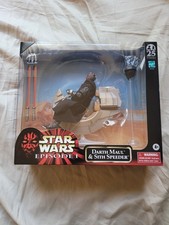 Star Wars the Black Series DARTH MAUL & SITH SPEEDER 2024 SDCC EXCLUSIVE NEW