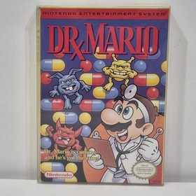 Dr. Mario Nintendo NES 1990 Complete Vintage Video Game w/ Case *TESTED