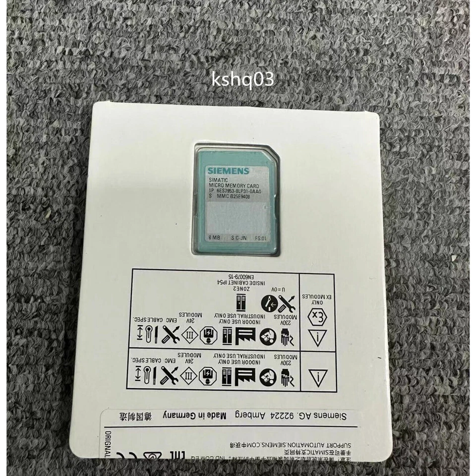 New Siemens 6ES7953-8LP31-0AA0 6ES79538LP310AA0  SIMATIC S7 Micro Memory Card - Image 3 of 3