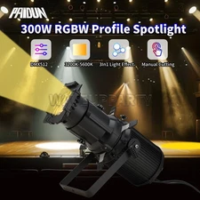 PAIDUN LEKO 300W 19° LED Profile Follow Spot Light Theater Wedding T-Show Studio