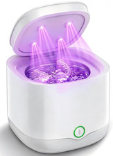 Ultrasonic Retainer Cleaner Machine, 45Khz Rechargeable Cordless Denture Cleaner