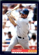 1994 Score Dan Peltier #569 Texas Rangers RC Rookie MLB Baseball Card 1993 Ro.... rookie card picture