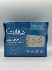 New Ceptics Travel Adapter Power Converter 230W Smart Voltage Technology