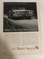 1962 Buick Special Car Print Ad Advertisement Advert Vtg  pa7