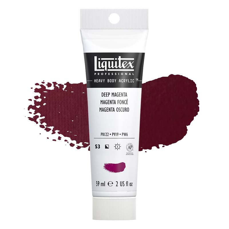 Peinture Acrylique Haute Viscosité Liquitex Magenta Foncé 59ml