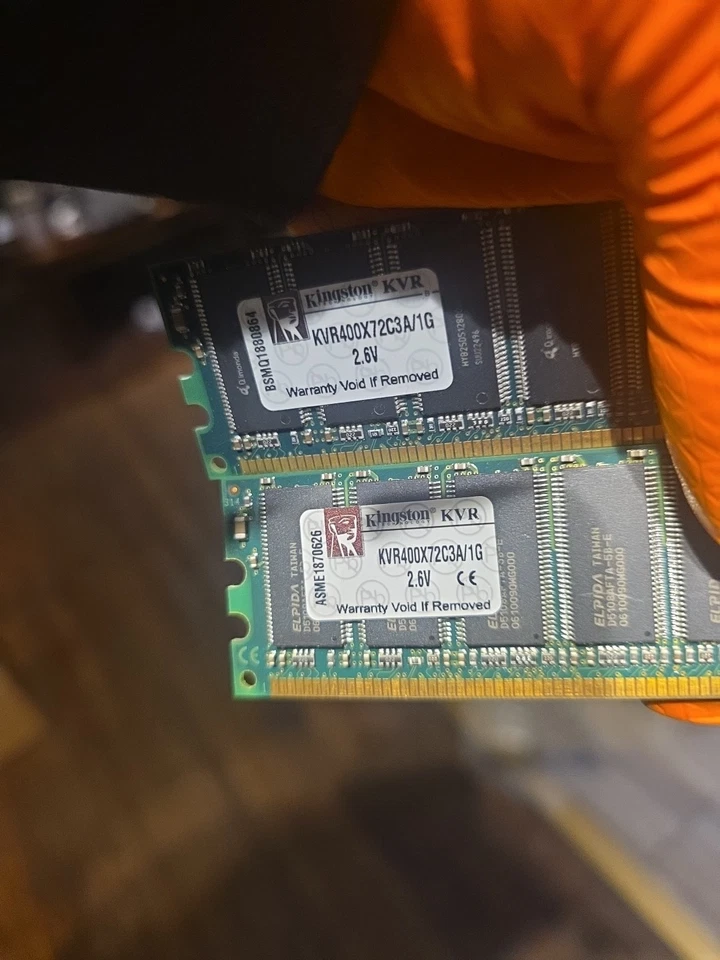 Kingston kvr 2.6 volt DDR 1gb 2.6v 2 Sticks - Image 3 of 3