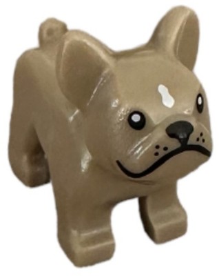 LEGO  Part 29602pb01 - Dog, French Bulldog Französische Bulldogge