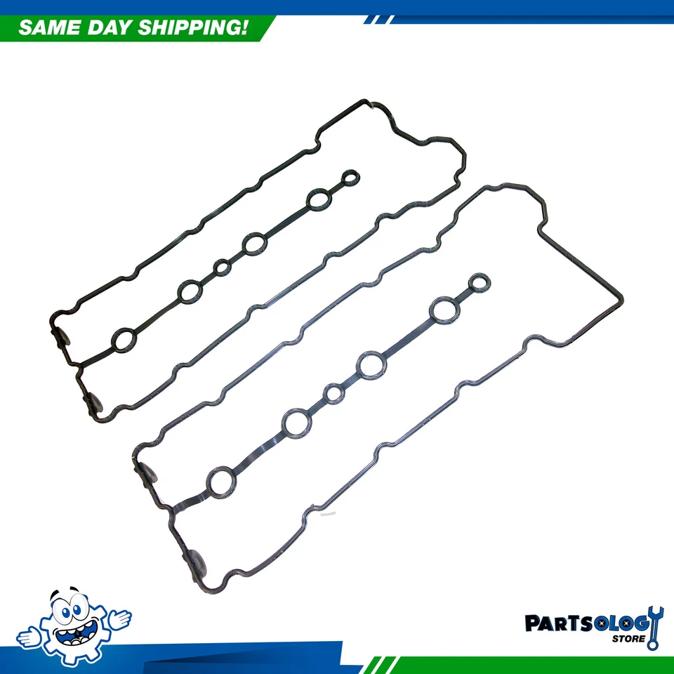 DNJ VC651G Valve Cover Set w/Grommets For 97-01 Infiniti Q45 4.1L V8 DOHC 32v - Image 2 of 3