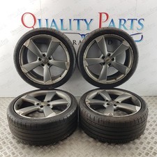 AUDI A6 ALLOY WHEELS WITH TYRES PCD5x112 CB66.5 255/35R20 C7 2013 4G0601025BP