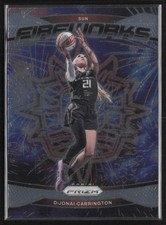 2024 Panini Prizm WNBA Fireworks #5 DiJonai Carrington Connecticut Sun