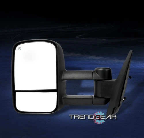 03-06 CHEVY SILVERADO GMC SIERRA TOW EXTENDABLE POWER HEATED MIRROR LEFT LH SIDE