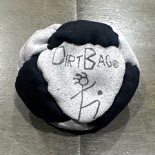 DirtBag Classic Footbag Hacky Sack Footbag Hacky Sack Black/Gray 2026