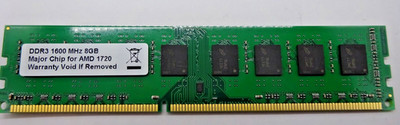 Micron 8GB (1x8GB) DDR3 1600Mhz Major Chip for AMD #RX26