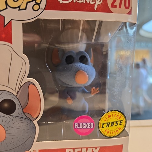 Funko Pop! Disney Remy #270 Limited Edition Flocked Chase Figure Ratatouille - Picture 2 of 10