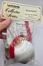 RARE LeeWards June Zimonick 00-70269 BOUTIQUE Vtg Bead Jewel Xmas Ornament Kit