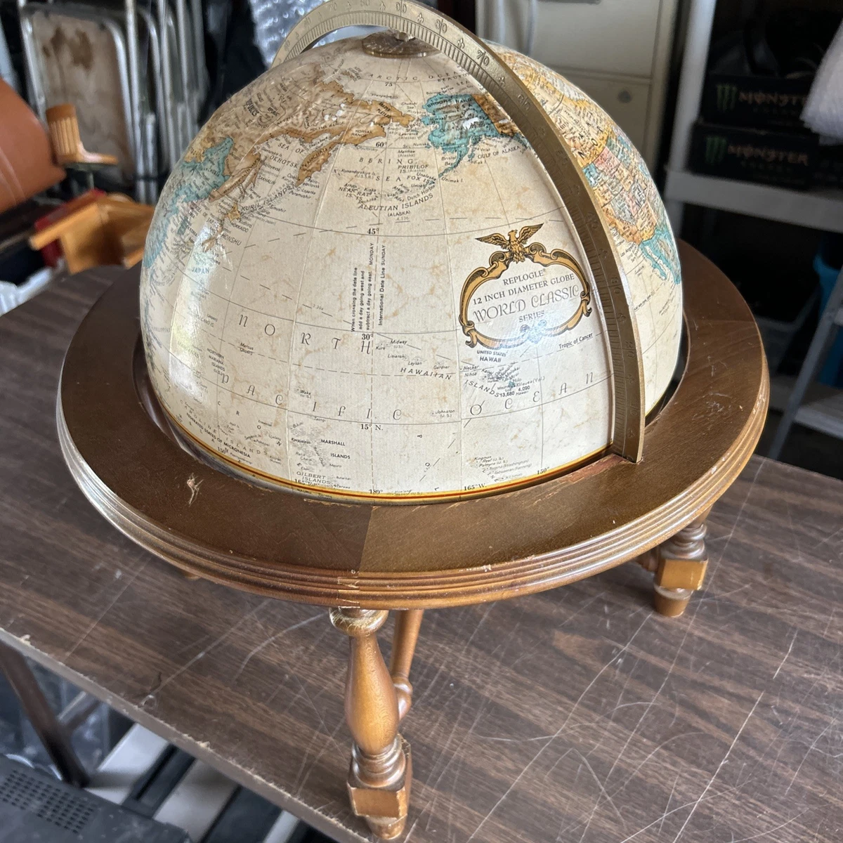 Replogle 1970-1979 Date Range Antique World Worlds Globes for sale