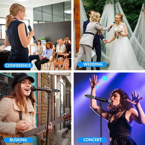 Wireless XLR Adapter System Dual Sender & Empfänger für Mikrofon Gitarre Mixer USA - Bild 12 von 14