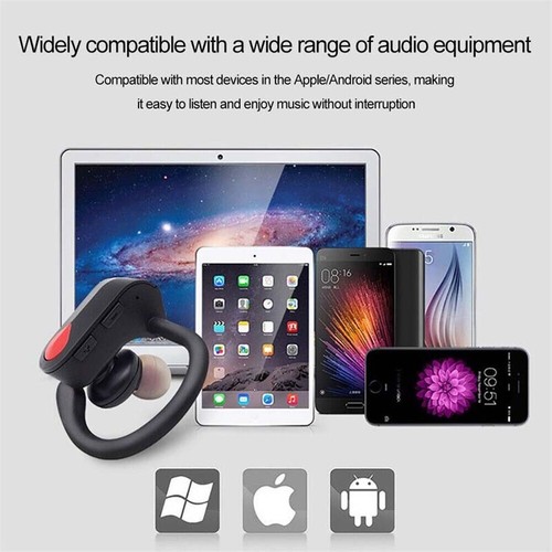 Wireless Bluetooth 5.0 Headset TWS Earphones Earbuds Stereo Headphones Ear Hook - Zdjęcie 2 z 10