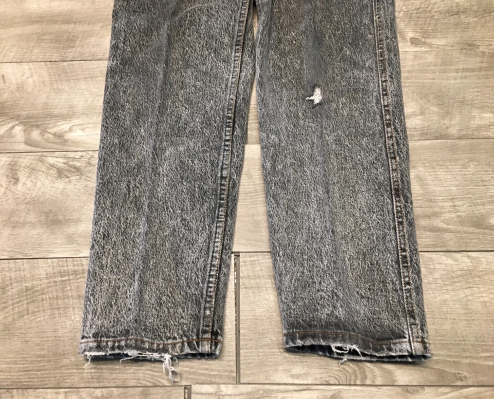Levi’s Mens 40550-8158 Acid Wash Denim Jeans Size 31 X 30 Made in USA Silver Tab - Image 3 of 4