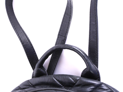 Michael Kors Abbey Medium Leather Geo Quilted Backpack Book Bag (Black/Gold) Michael Kors Abbey Medium Leather Geo Quilted Backpack Book Bag (Black/Gold)