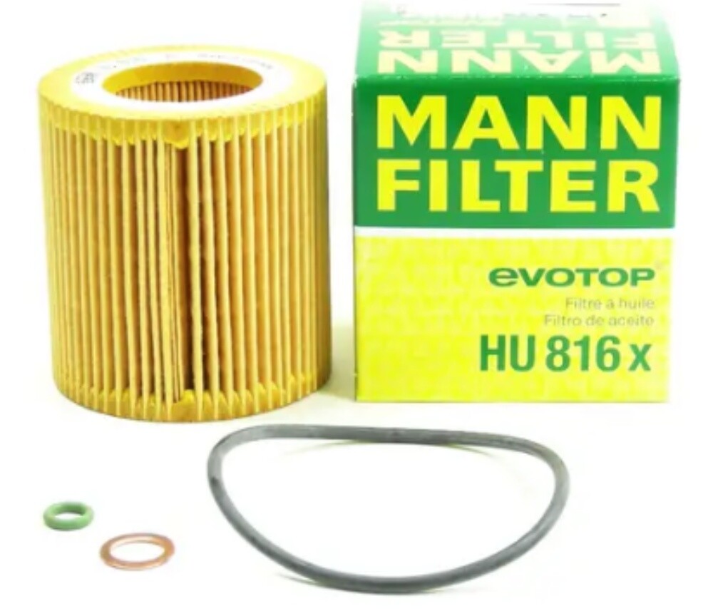 BMW Oil Filter Replacement MANN Oil Filter HU816x For BMW 2007 2017 Fits 1 3 5 6 7 X1 189884 - Foto 12